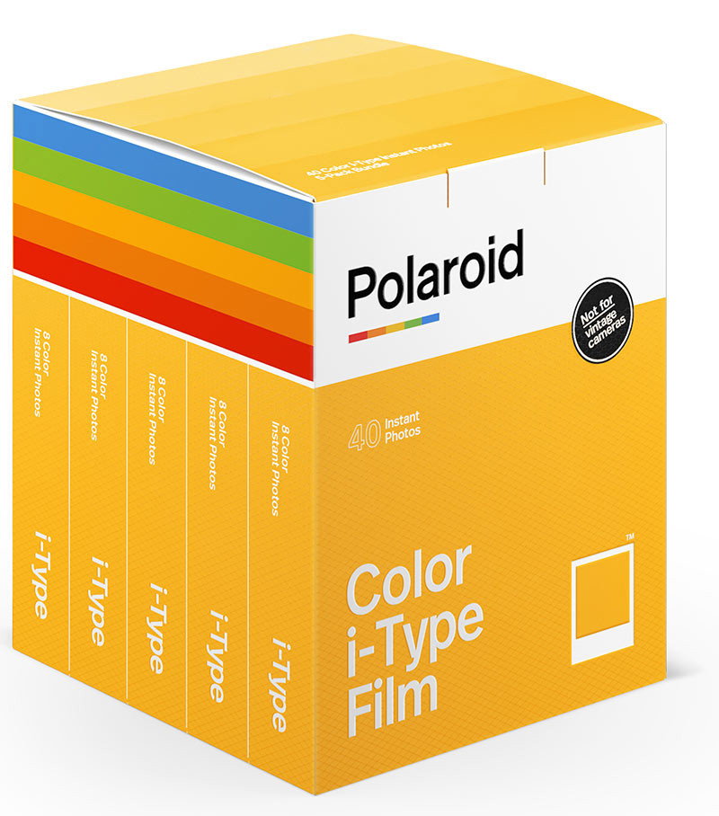 Färgfilm för Polaroid I-Type (5-pack, totalt 40 bilder)
