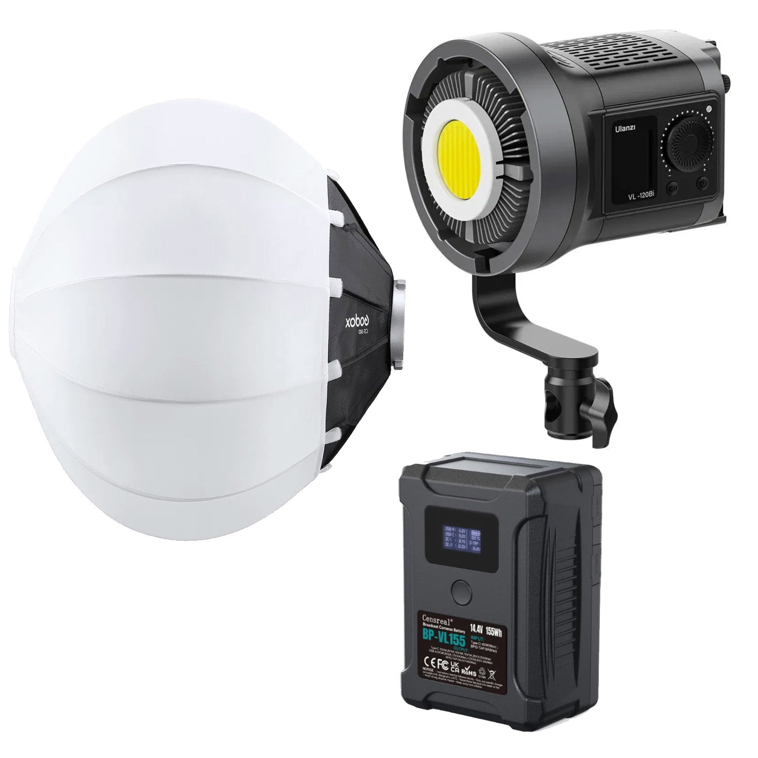 Videobelysning Portabel Professionell