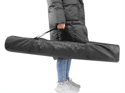 Bakgrundsstativ för events med vit backdrop 2 x 2 meter