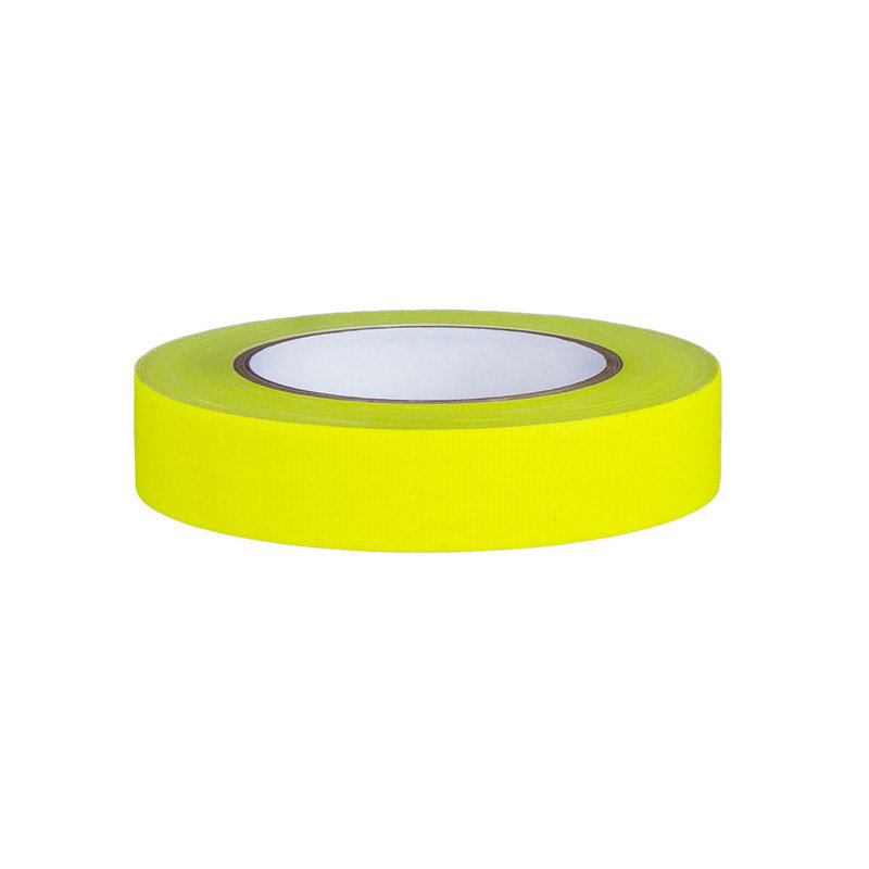 Gaffatejp 25mm i olika färger (Gul fluorescerande)