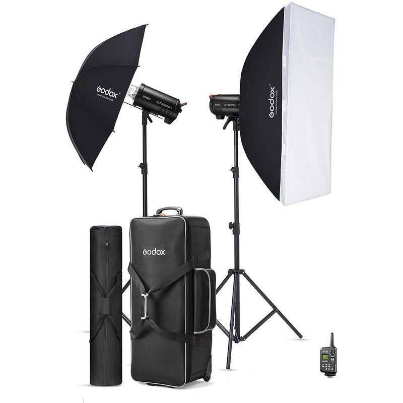 Studioblixtpaket för Canon QT400III x 2