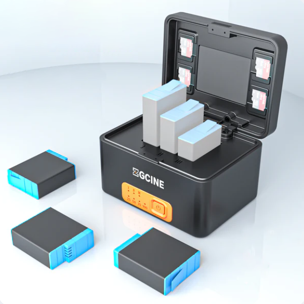 Laddcase och batterier för GoPro Hero 9 10 11 12 PS-G10 Kit 3