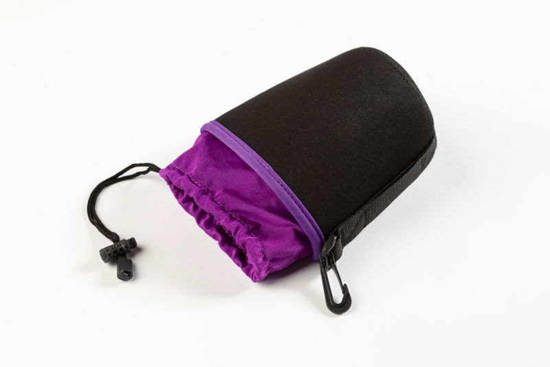 Objektivbag neopren medium lila