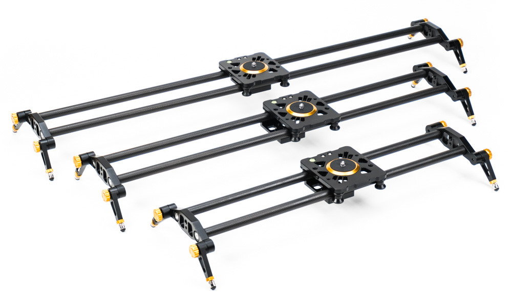 Videoslider i kolfiber för mjuka åkningar (80 cm)
