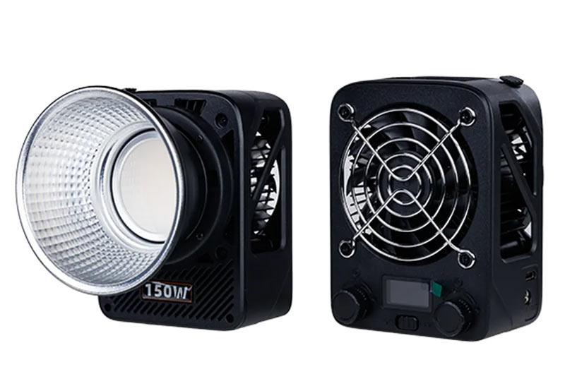 150W LED-Lampa liten som ett V-Mount batteri! (RGB)