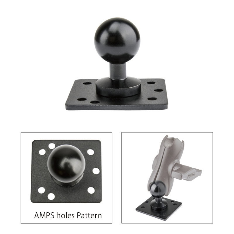 Square plate W/ ball head