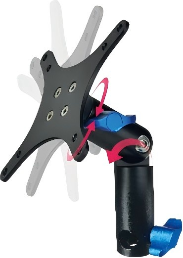 Roterbart monitorfäste VESA 75 / 100