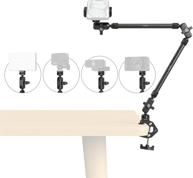 Magic arm med Crab Clamp Kit Mobil SmallRig 5625