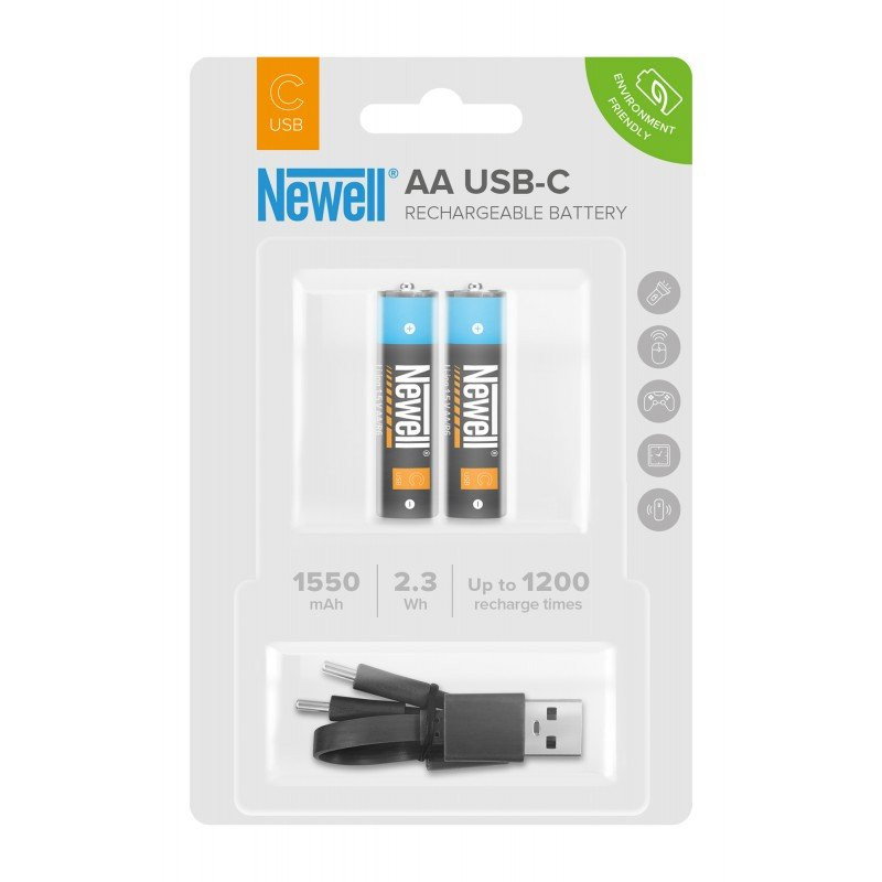 Laddningsbara AA USB-C