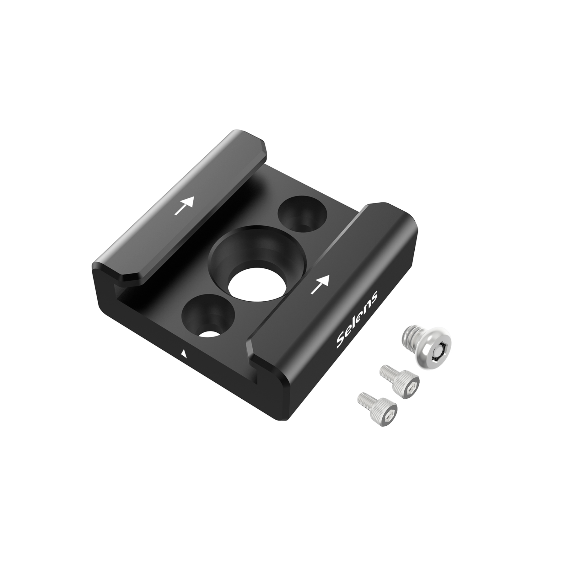 Cold shoe adapter med 1/4" skruv