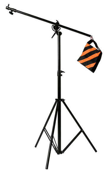 Bomstativ 2i1 i aluminium 4 meter