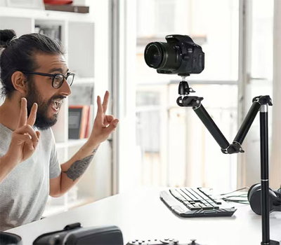 Bordsstativ för flatlays & overhead videos / streaming