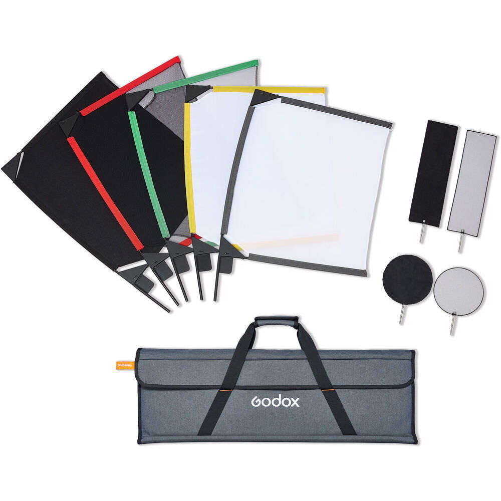 Godox Set med flaggor och scrim (45x60 cm)