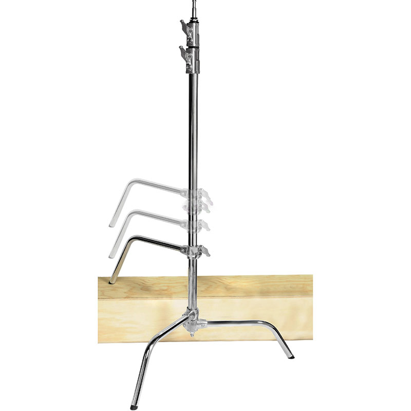 C-Stand med justerbart ben stål 3.3 meter