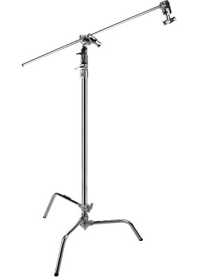 C-Stand med justerbart ben stål 3.3 meter