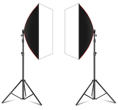Softbox 60 x 90 cm med inbyggt ljus paket