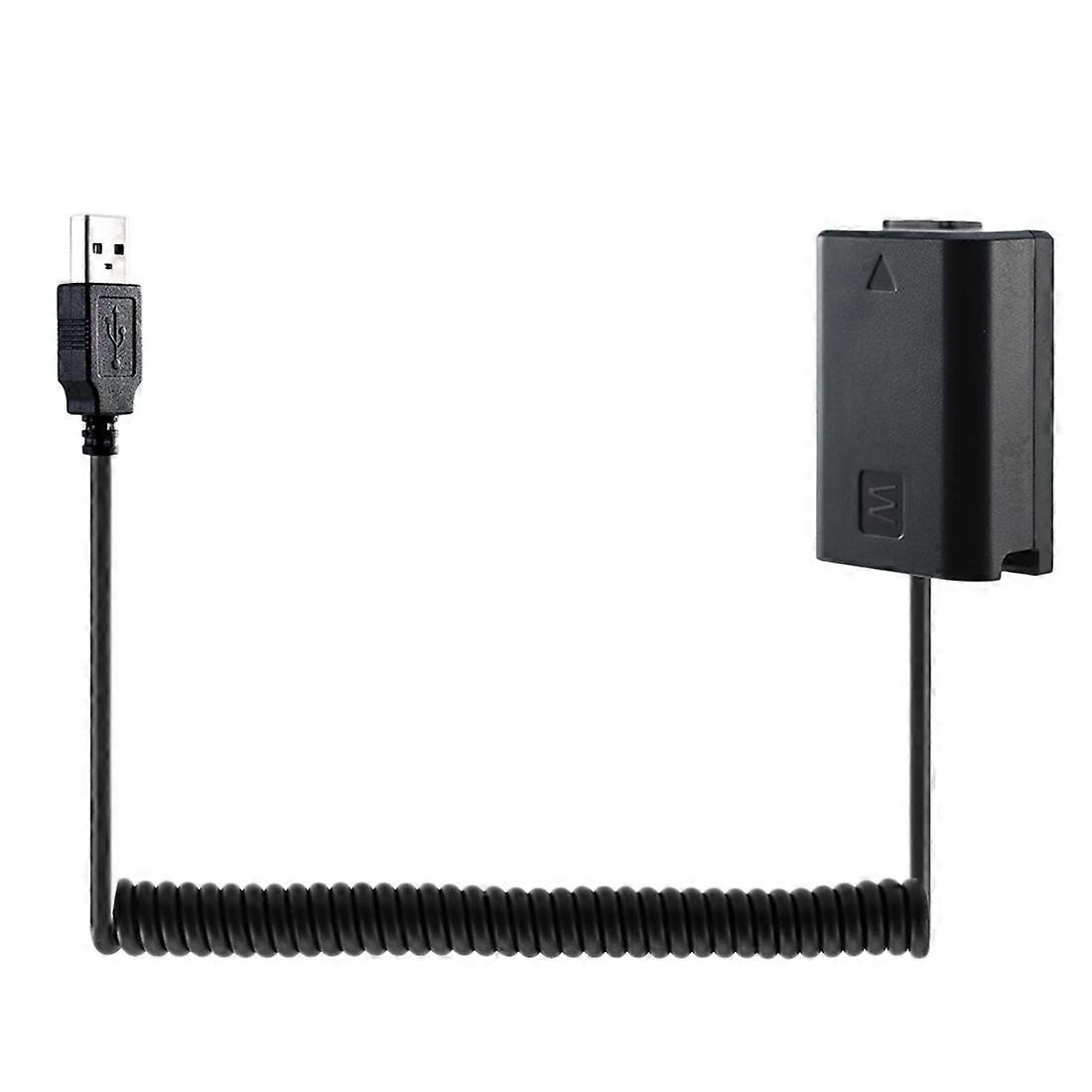 USB till Sony NP-FW50 Dummy Battery Intelligent Kabel 1 meter