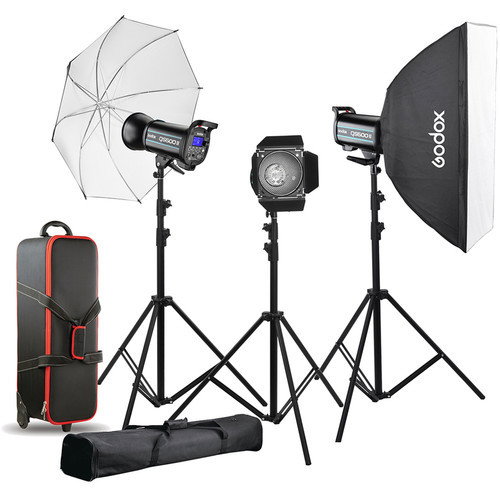 Studioset 3 x Godox QS600II