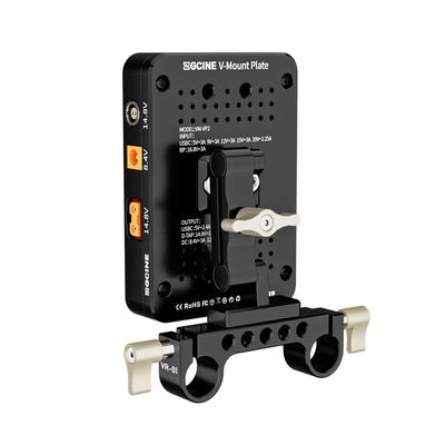 V-mount Batteriplatta ZGCINE VM-VP2 kit3