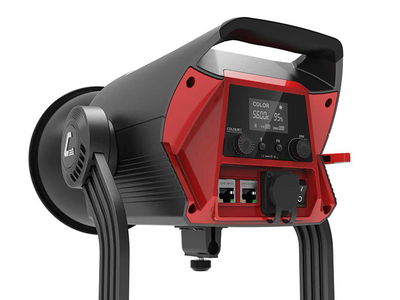 600W Bicolor videolampa med Bowens-bajonett