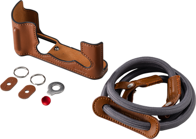 Leather Half Case Kit för FUJIFILM X-T30 / X-T30 II / X-T30 III Brun SmallRig 5670