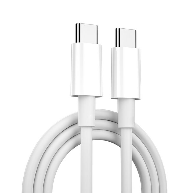 USB-C Laddkabel Vit (0.5m)