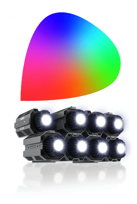 Colbor CL60R Liten LED-belysning med RGB för video och foto