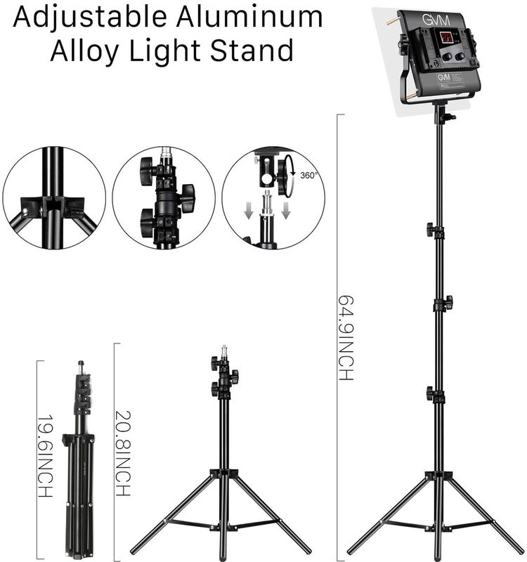 LED-paneler i videokit (3 x 29W)
