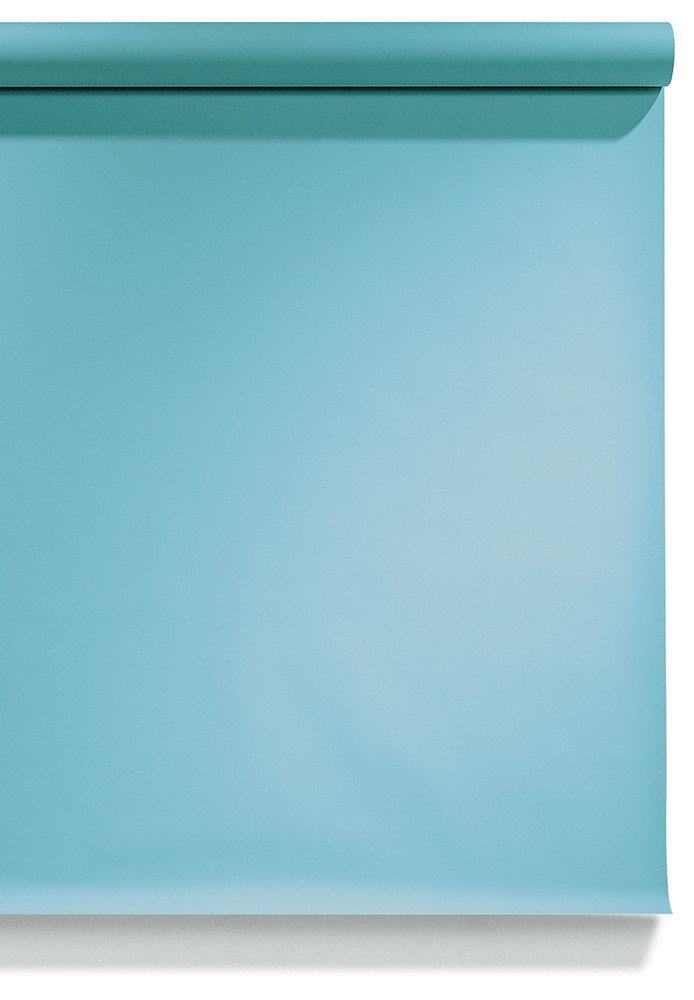 Pappersbakgrund Sky Blue 1.35 x 10 meter