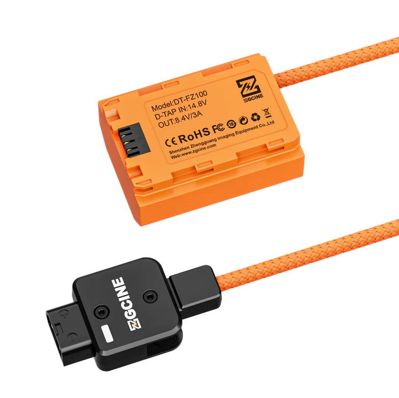 D-Tap till Sony FZ-100 Dummy-Batteri