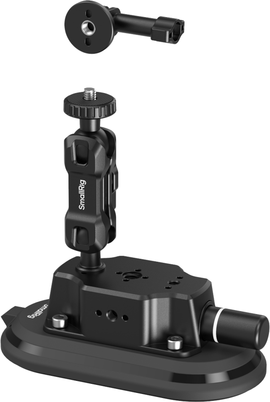 Stabil sugkoppsrigg för actionkameror