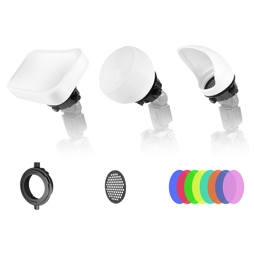 Speedlite diffusor och filter 3-kit