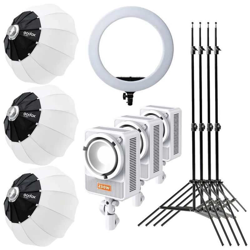 Belysningspaket för Beauty och Mode med lanterns