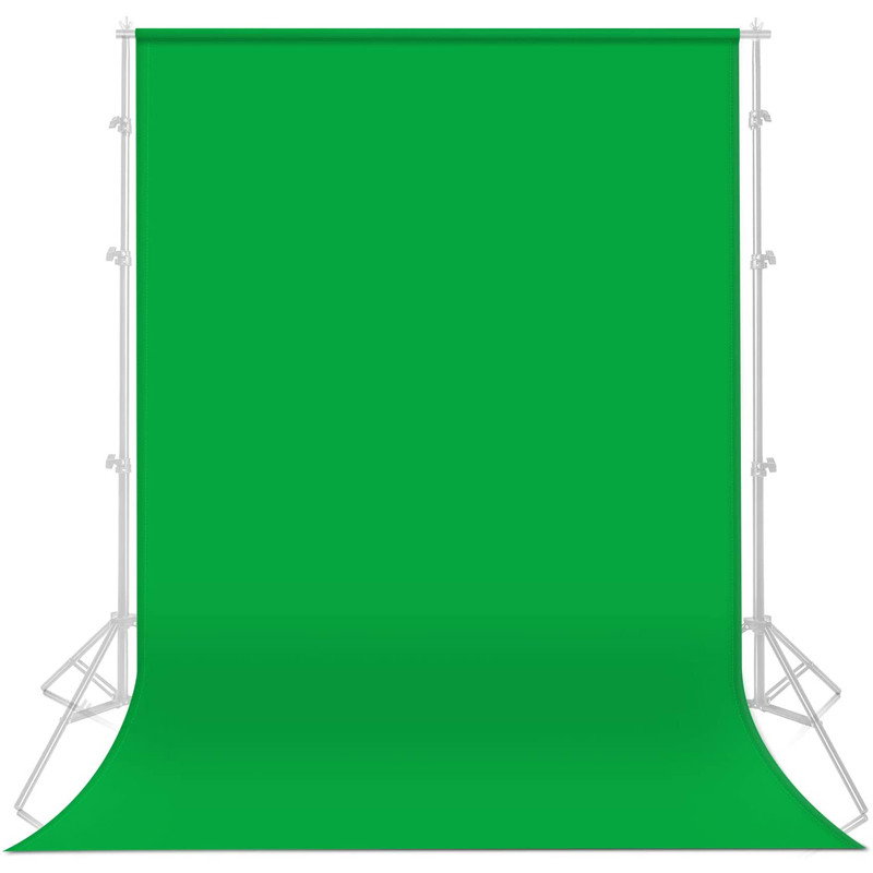 Grön bakgrund Green Screen i polyester (2 x 2 meter)