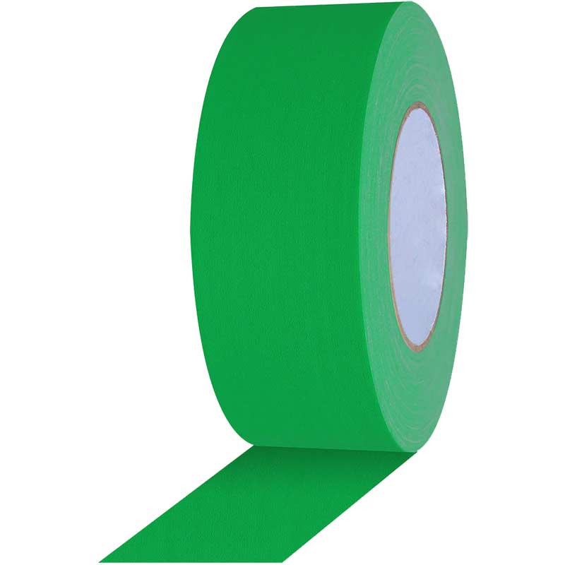 Gaffatejp 50mm i olika färger (Chromakey Grön)