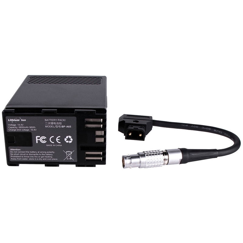 Batteri BP-A65 med D-Tap-laddare
