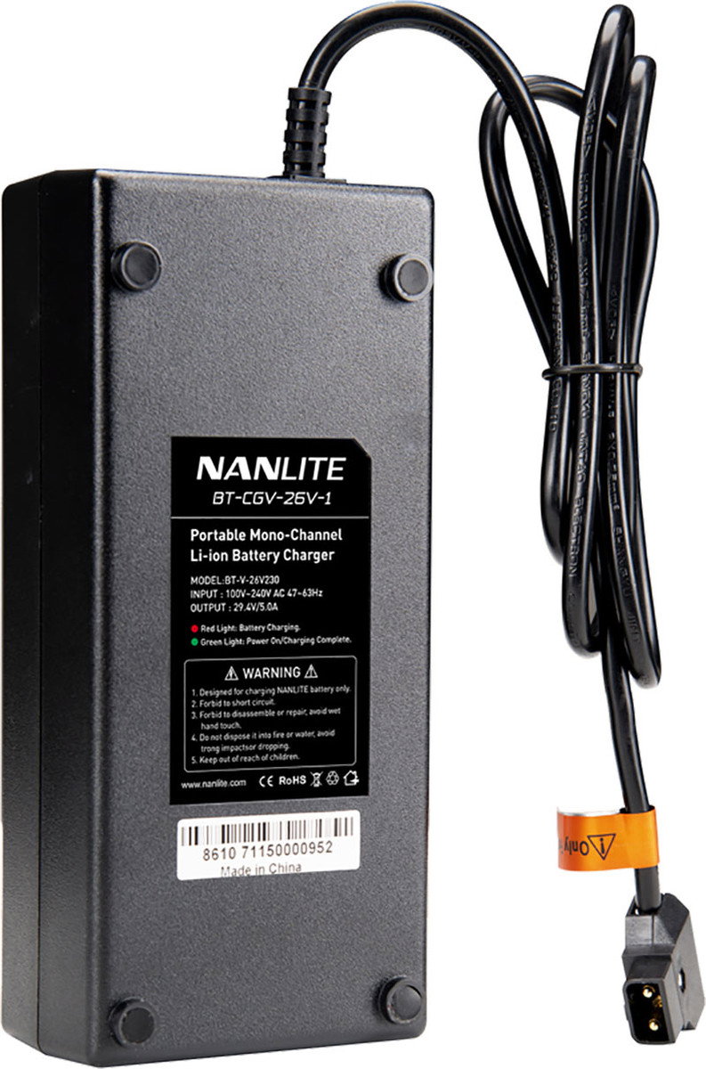 Nanlite V-mount laddare för 26V batteri