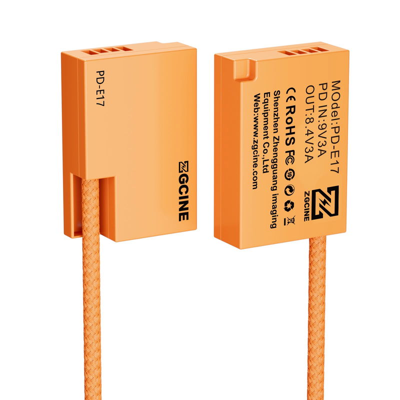 USB-C PD till Canon LP-E17 Dummy-Batteri