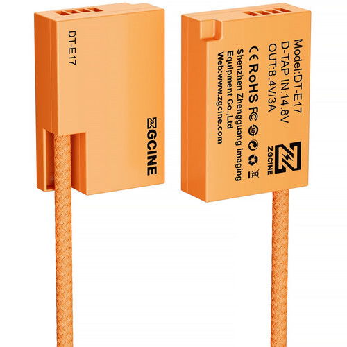 D-Tap till Canon LP-E17 Dummy Battery