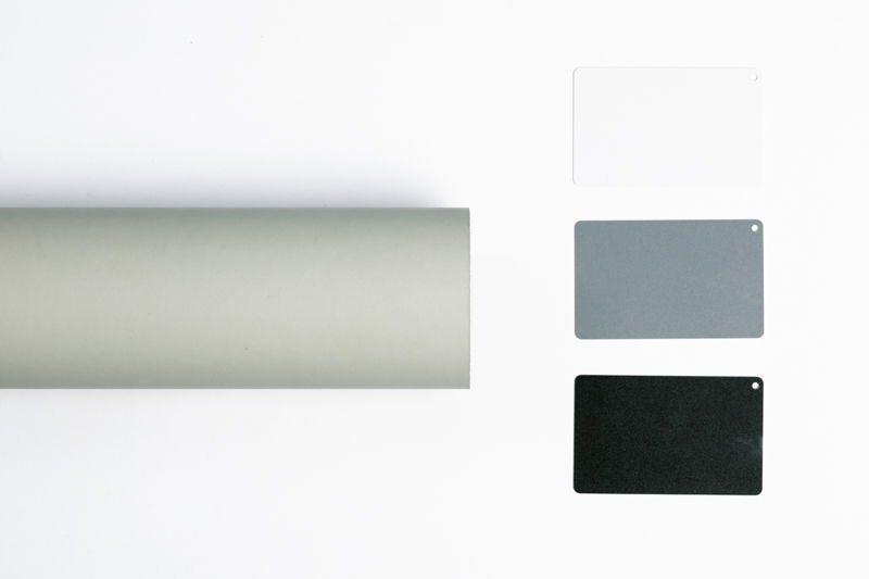 Dull Aluminium pappersbakgrund 1.35 x 10 meter