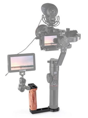 SmallRig Wooden Side Handle for DJI Ronin-S/SC & ZHIYUN CRANE 2S/2/V2 & MOZA Air 2/AirCorss 2 Gimbals BSS2222