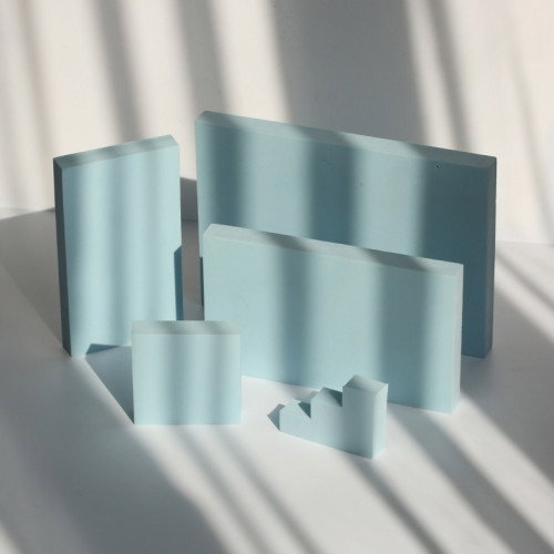 Styling props för Instagram Ljusblå fyrkanter