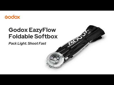 EazyFlow 60 × 60 cm Softbox – Snabbuppsatt mjukt ljus för foto och video