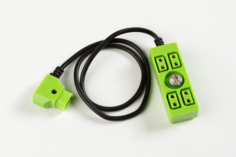 D-Tap Hub 4-port splitter med skruv (Grön)