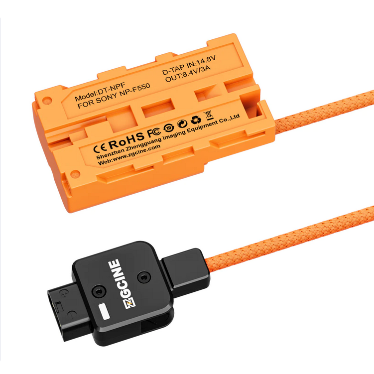 D-Tap till Sony NP-F550 Dummy-Batteri