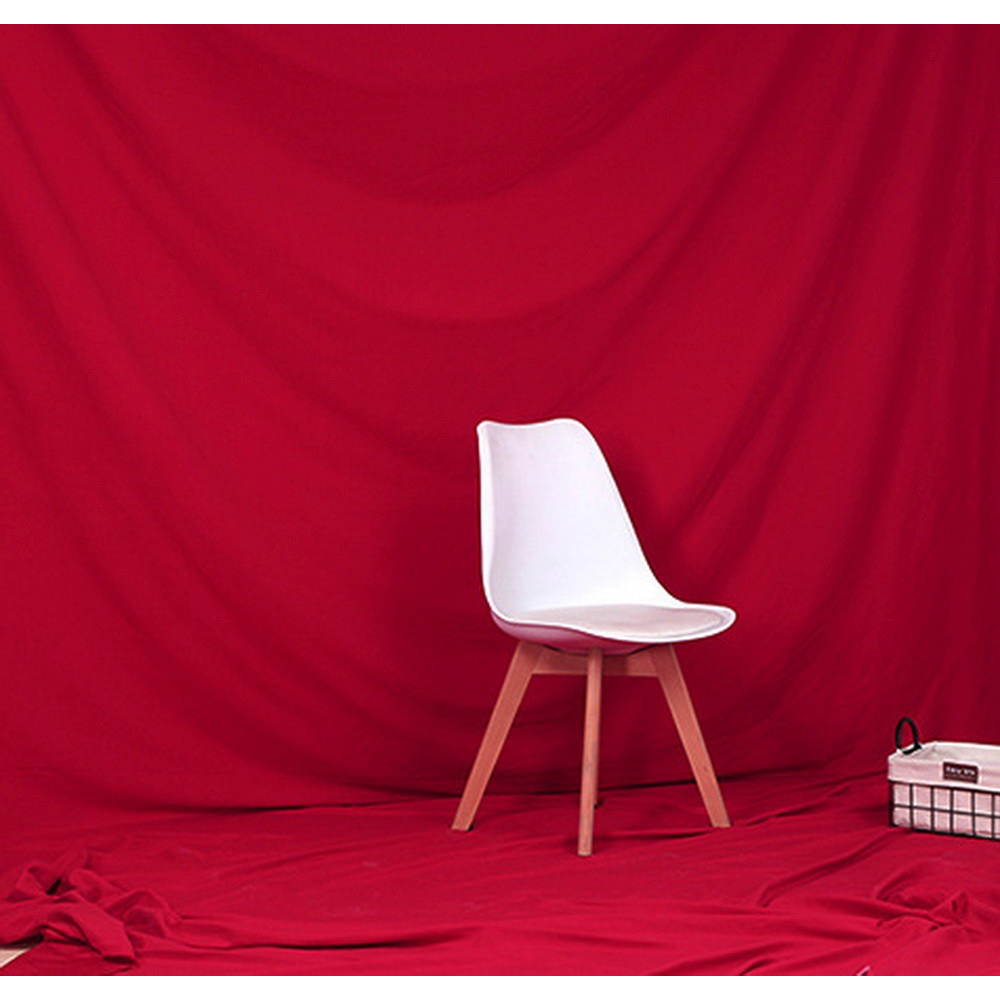 Studio backdrops i olika färger 1.5 x 2 meter (Rubyröd)