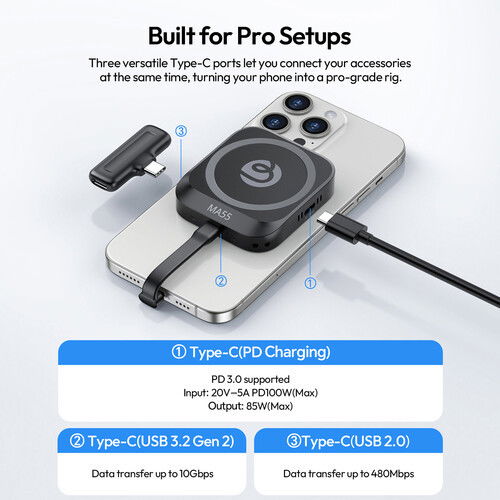 Ulanzi MA55 Magnetic SSD Enclosure Ulanzi MA55 Magnetic SSD Enclosure