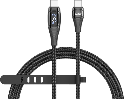 USB-C Datakabel rak 100cm 240W