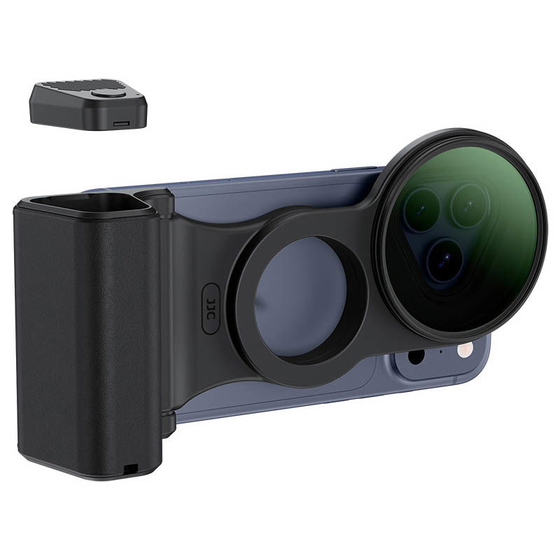 MagSafe 67mm filteradapter med handtag för iPhone 17 / Air / 17 Pro / 16 Pro / 15 Pro / 14 Pro