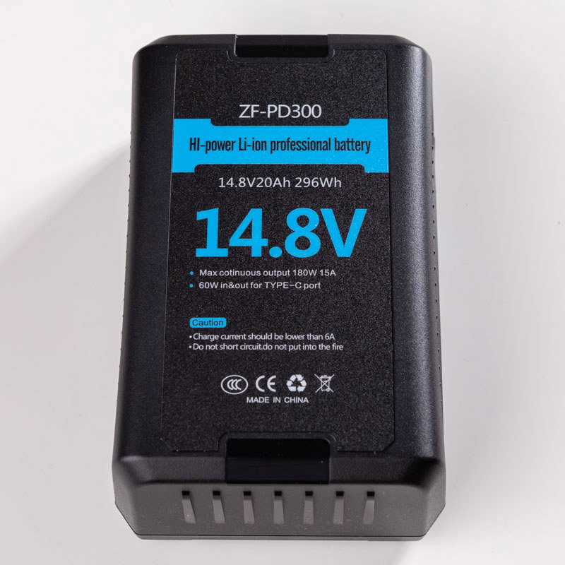 V-Mount PD batteri på 300Wh